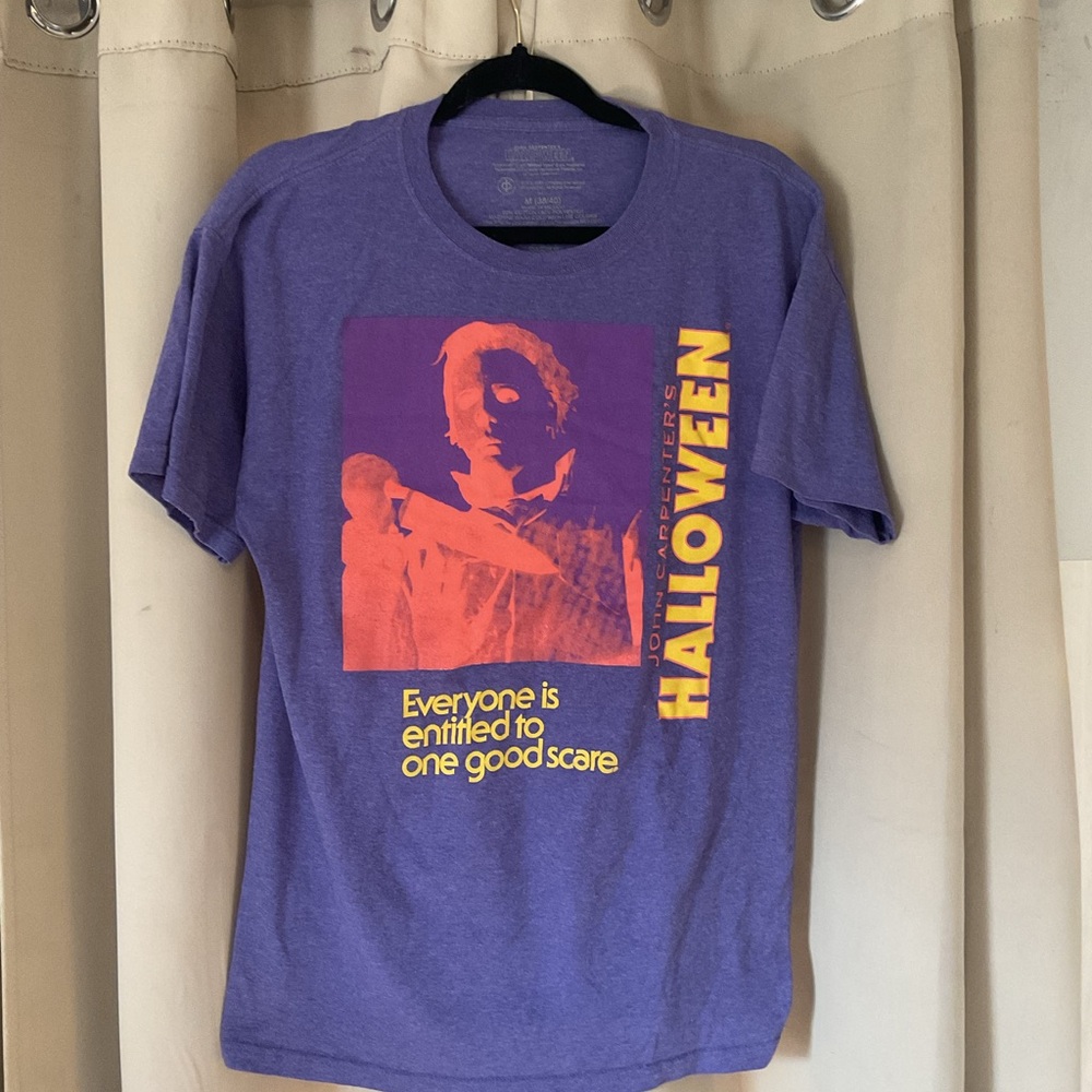 Purple Halloween Graphic T-Shirt